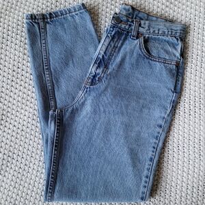 Calvin Klein Vintage 90s 100% Cotton High-Waisted Light Wash Straight Jeans